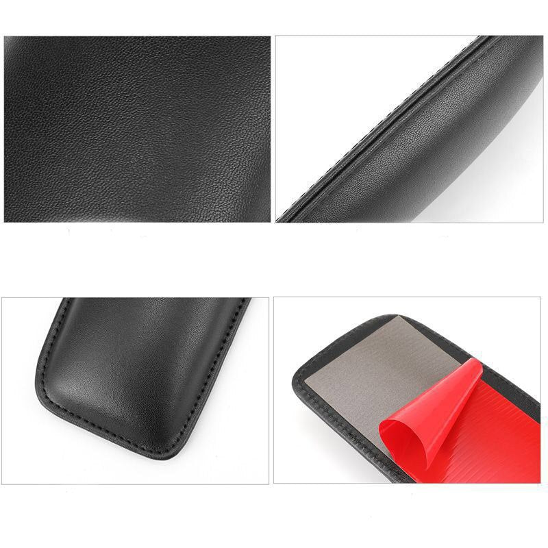 Car Leather Knee Pad for Car Interior Pillow Comfortable Elastic Cushion