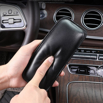 Car Leather Knee Pad for Car Interior Pillow Comfortable Elastic Cushion