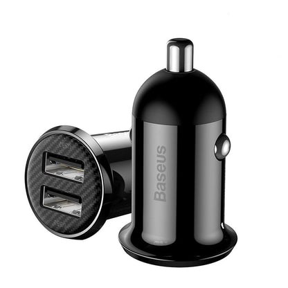 12V Dual USB Car Charger 3.1A Fast Charging