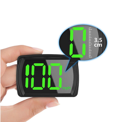 Black Universal NEW HUD GPS Head Up Display Speedometer