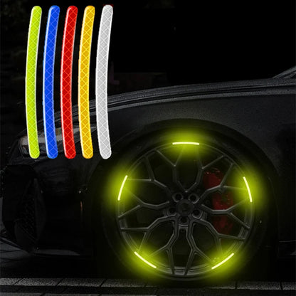 Car Wheel Hub Reflective Stripes