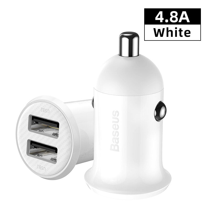 12V Dual USB Car Charger 3.1A Fast Charging