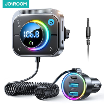 Bluetooth 5.3 FM/AUX Bluetooth Car Adapter