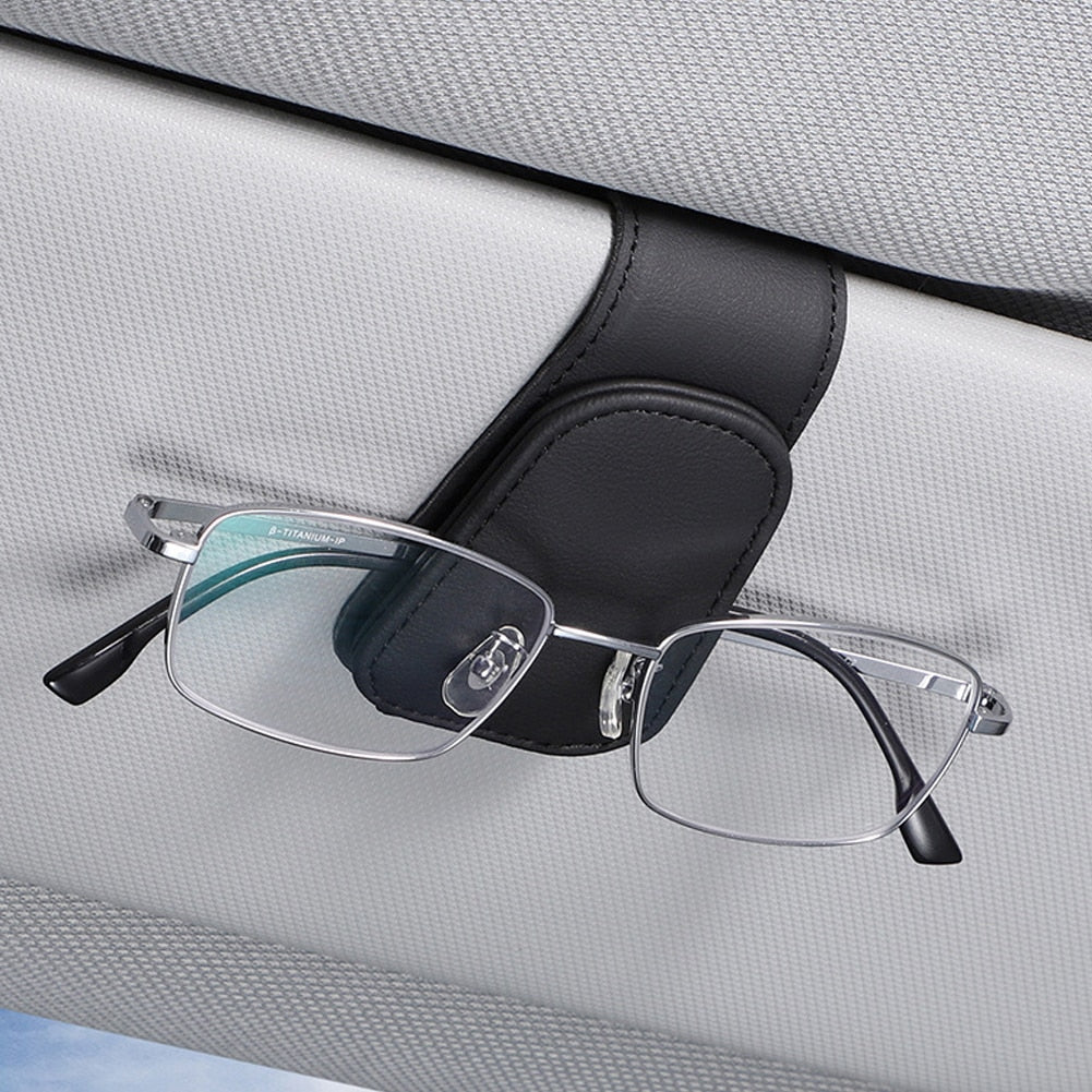 Car Auto Sun Visor Glasses Box Sunglasses Clip Card Ticket Holder