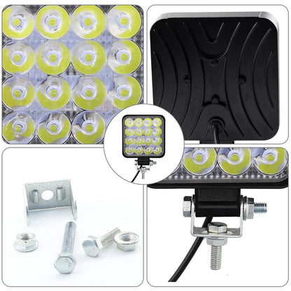 4 PCS 12V LED Light Bar 48W Mini LED