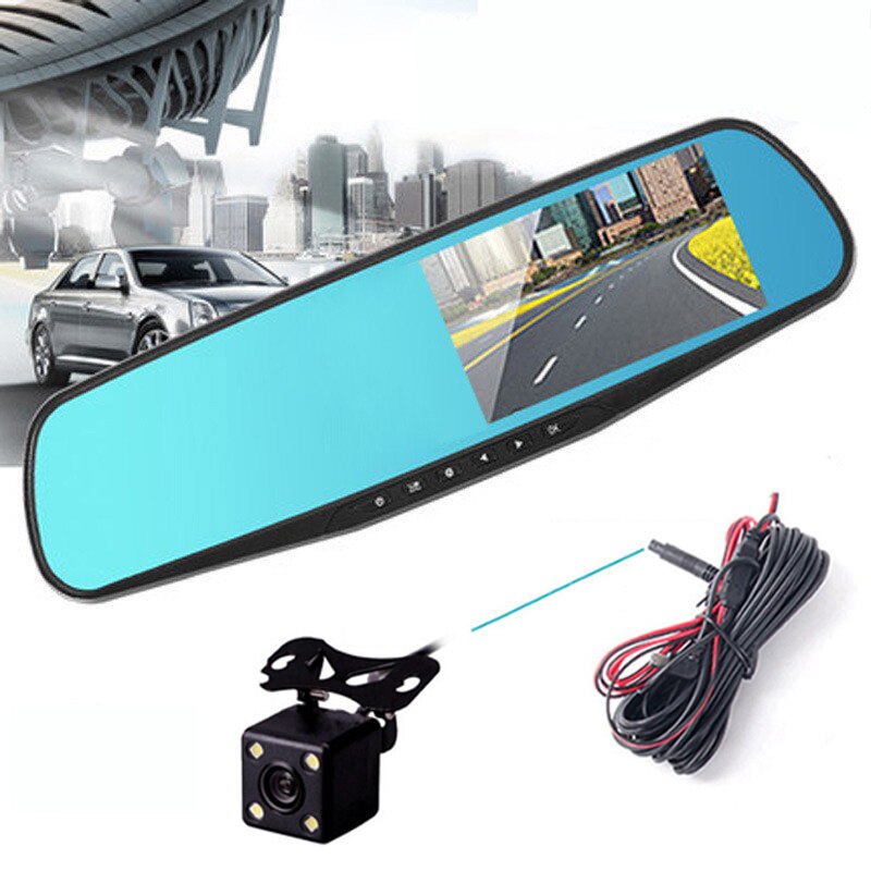 2.8/4.3inch DVR Rearview Mirror Car Driving Recorders