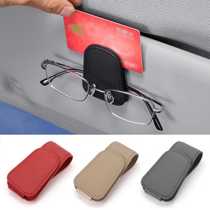 Car Auto Sun Visor Glasses Box Sunglasses Clip Card Ticket Holder