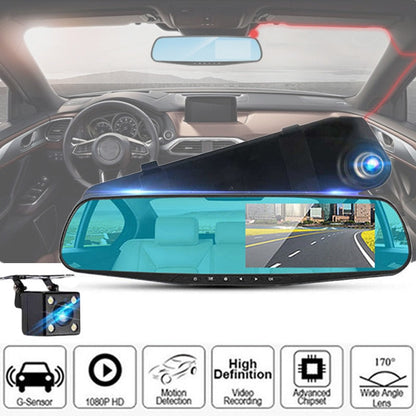 2.8/4.3inch DVR Rearview Mirror Car Driving Recorders